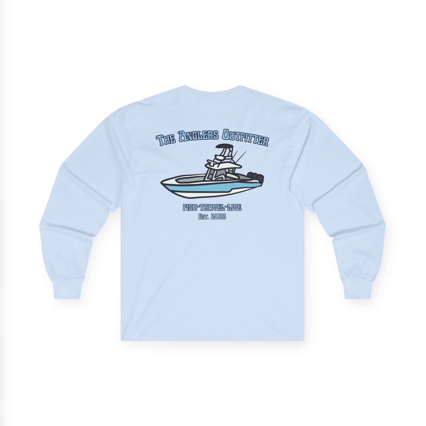 "CARIBBEAN BLUE" LONG SLEEVE TEE