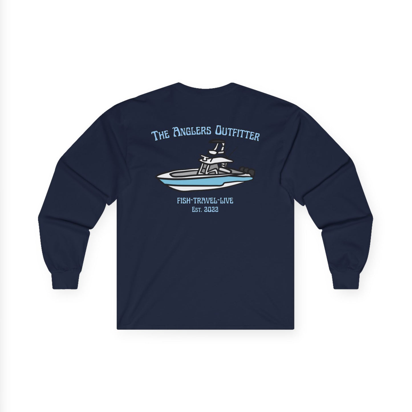 "CARIBBEAN BLUE" LONG SLEEVE TEE