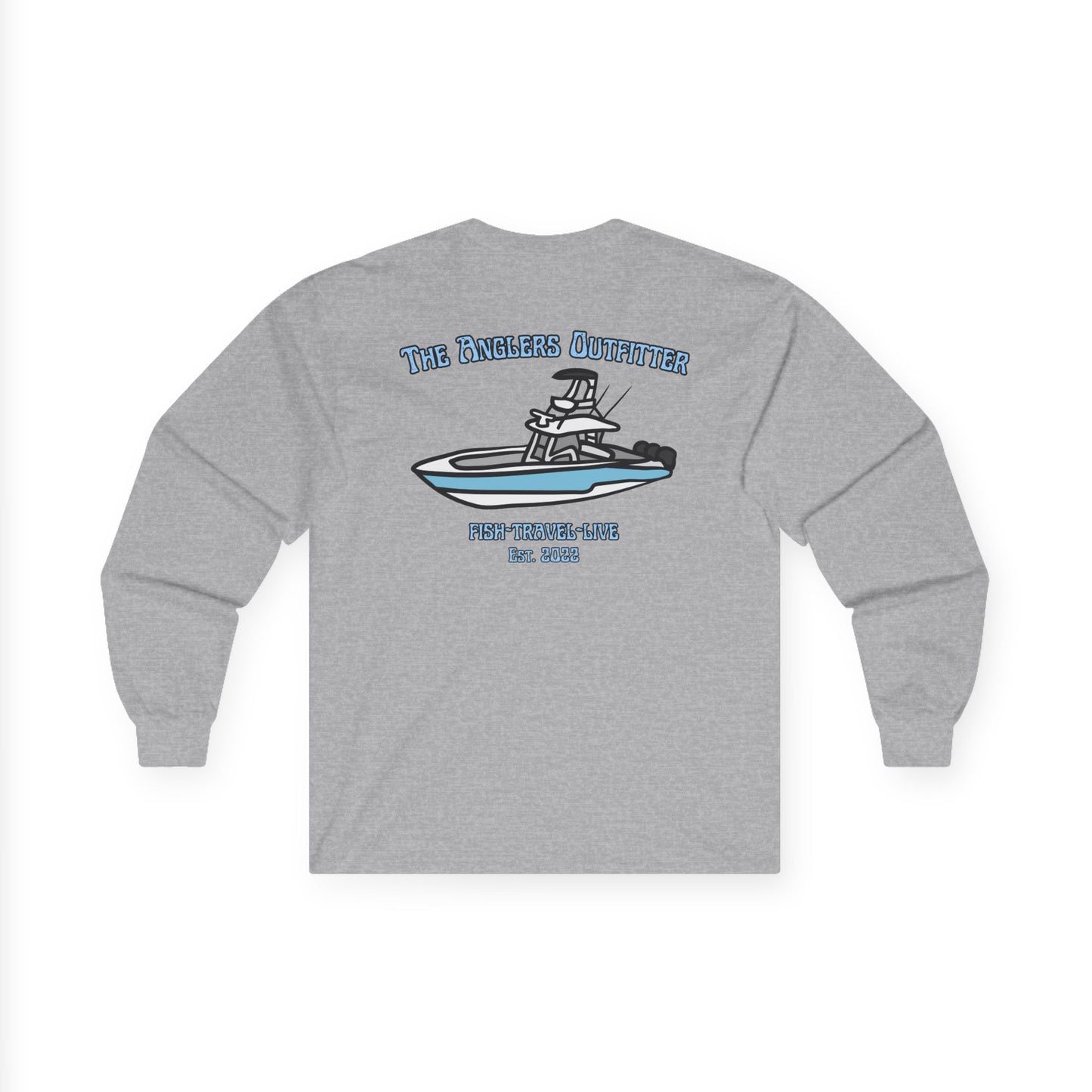 "CARIBBEAN BLUE" LONG SLEEVE TEE