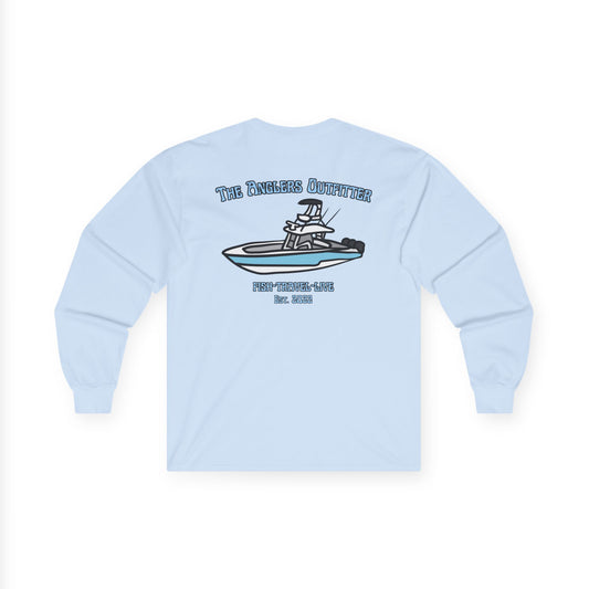 "CARIBBEAN BLUE" LONG SLEEVE TEE